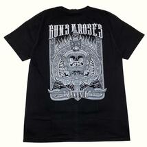 ★新品未使用★ガンズ・アンド・ローゼズ Guns N' Roses バンドTシャツ 半袖 ロックTシャツ コットン プリント ブラック 黒 Lサイズ 2355_画像7