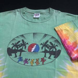 90s 1999 grateful dead tシャツ ビンテージ タイダイ グレイトフルデッド デッドベア サイケデリック アシッド ロックt バンドt ヒッピー