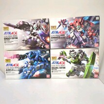 K-8■１円〜未組立品 HG アデル(ディーヴァ所属部隊)/ジェノアスⅡ/ジェノアスカスタム/シャルドール改　4点まとめセット_画像1