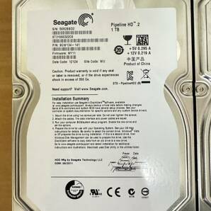 1円から Seagate ST31000322CS Pipeline HD 2 1TB ハードディスク など 8点まとめ売りセット 現状渡しの画像2