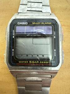 1円から　CASIO カシオ WL-50 デジタル シルバー 腕時計　不動　現状渡し