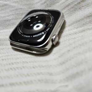  Apple Watch series 9 45mm シルバーステンレス スターライトスポーツバンド MRQM3J/A 中古美品の画像5