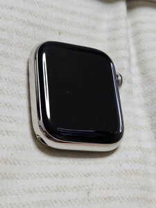  Apple Watch series 9 45mm シルバーステンレス スターライトスポーツバンド MRQM3J/A　中古美品