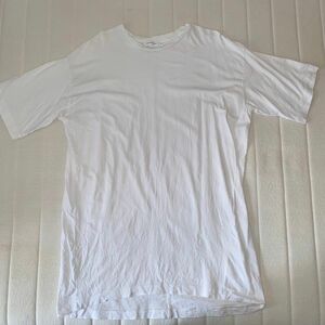 レディース　ゆったり　ルームウェア　古着　白Tシャツ　半袖　アメリカンホリック　 ホワイト　AMERICAN HOLIC 大きい