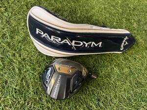 【中古/ヘッド】Callaway PARADYM FW #7/21度 ヘッドカバー付