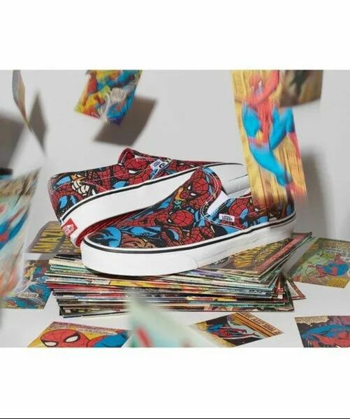 【VANS】VANS ヴァンズ CLASSIC SLIP-ON クラシックスリッポン VN0A38F79H7 (MARVEL...