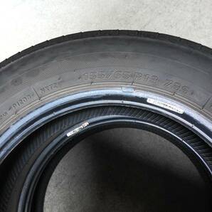 ☆★155/65R13 BRIDGESTONE NEXTRY 21年製造 2本セット 中古品★☆の画像4