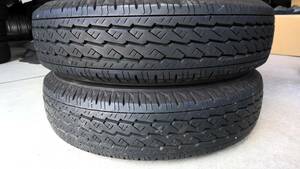 ☆★165R14　6PR　LT　BRIDGESTONE　V600　23年製造　2本セット　中古品★☆