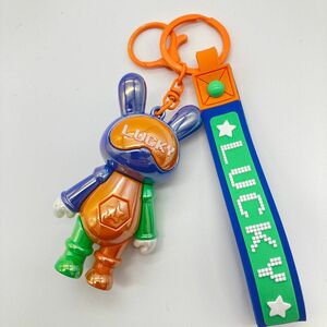 サイバーテクノラビットマスコット　LUCKY オレンジブルー