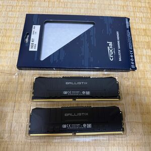 crucial BL2K8G36C16U4B 16GB [8GB×2枚] DDR4-3600 タイミング: 16-18-18-38