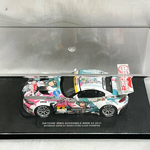 外箱欠品 エブロ 1/43 初音ミク GoodSmile BMW Z4 スーパーGT 2011 GT300クラス チャンピオンの画像9