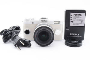 PENTAX ペンタックス ミラーレス一眼 Q-S1 ピュアホワイト レンズ　5-15mm f2.8-4.5