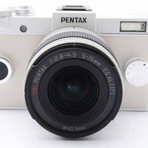 PENTAX ペンタックス ミラーレス一眼 Q-S1 ピュアホワイト レンズ 5-15mm f2.8-4.5の画像3