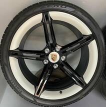 PORSCHE FORGED 9J1 ポルシェ タイカン ターボS 21インチ ポルシェ 971 パナメーラ ターボ TAYCAN PIRELLI_画像3