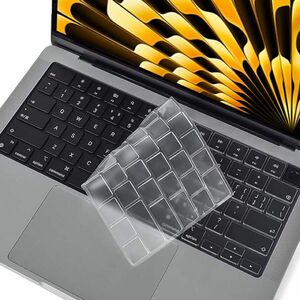  MacBook Air 15キーボードカバー (US) 英語配列　防水　防塵　汚れから守る