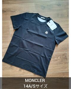 ☆新品 MONCLER 大人気定番ロゴマーク Tシャツ ブラック 14A