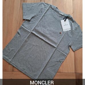 ☆新品 MONCLER 大人気定番ロゴマーク Tシャツ　グレー　 14A