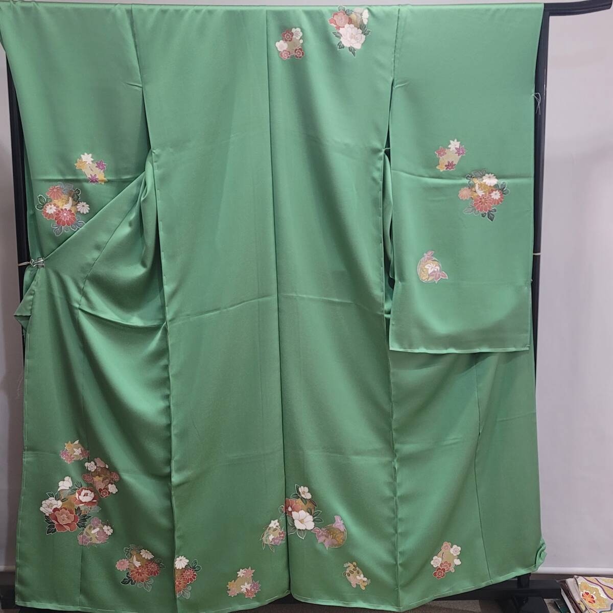 380, 000 yen hand-painted Kyoto Yuzen for the super low price of 12, 800 yen ★ New Shichigosan 7 years old/13 years old visit Yotsumi ④, Children's clothes (for girls), Japanese clothing, 7 year old kimono