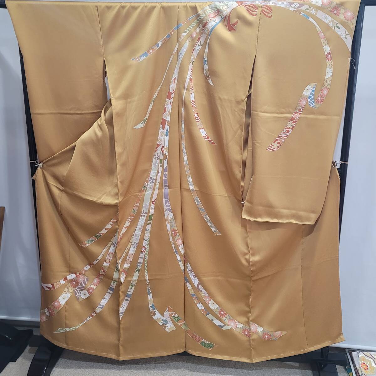 380, 000 yen hand-painted Kyoto Yuzen for the super low price of 12, 800 yen ★ New Shichigosan 7-year-old/13-year-old visit Yotsumi ⑦, Children's clothes (for girls), Japanese clothing, 7 year old kimono