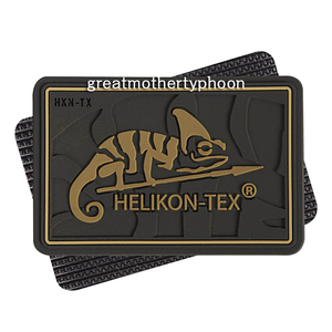 送料コミ追跡アリ◆新品◆ヘリコンテックス ベルクロ ロゴパッチ コヨーテブラウン★ポーランド HELIKON-TEX Velcro Logo Patch Brown