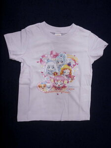 新品　130　ワンダフルプリキュア半袖Tシャツ　ラベンダー　レターパック発送（代引き不可）TG8860