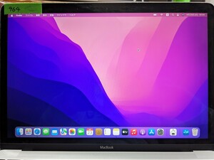 MacBook Retina A1534　2015～2017 上半身部 LCD　12インチ液晶パネル　2304 x 1440 シルバー　液晶ケーブル付　中古動作品　管理番号964