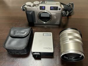 CONTA コンタックス G1 ボディ＋コンタックス TLA140 CONTAX ストロボ + CONTAX コンタックス フラッシュ TLA140 セット