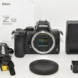 【645ショットの極上品】 Nikon ミラーレス一眼カメラ Z50 ボディ ブラック #6957の画像6