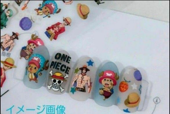 ☆キャラクター３Ｄネイルシール【ONE PIECE】１枚