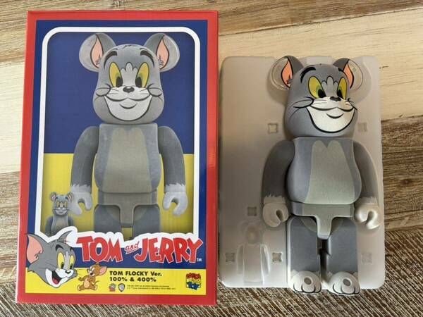 ★400%のみ★TOM フロッキー Ver. ベアブリック/BE@RBRICK 400%(メディコムトイ・フィギュア・トム&ジェリー/TOM AND JERRY)