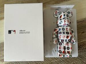 ★400%のみ★MLB AMERICAN LEAGUE ベアブリック/BE@RBRICK(メディコムトイ・フィギュア・メジャーリーグ)