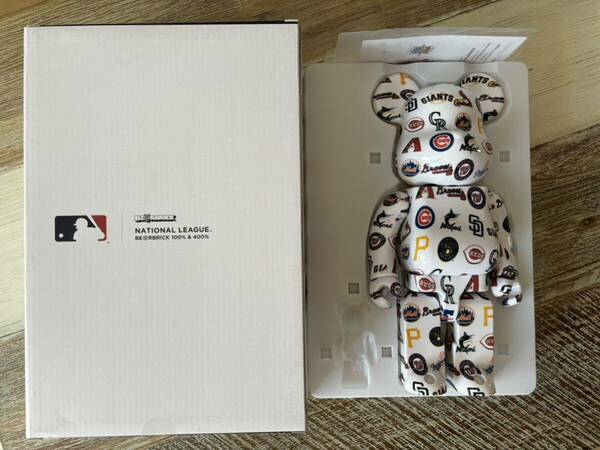 ★400%のみ★MLB NATIONAL LEAGUE ベアブリック/BE@RBRICK(メディコムトイ・フィギュア・メジャーリーグ)