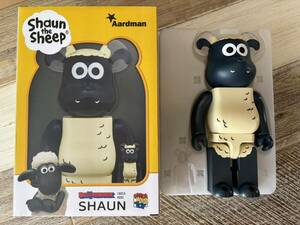 ★400%のみ★Shaun ベアブリック/BE@RBRICK 400%(メディコムトイ・フィギュア・ひつじのショーン・アードマン/Aardman)