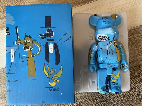 ★400%のみ★ JEAN-MICHEL BASQUIAT #9 ベアブリック/BE@RBRICK(メディコムトイ・フィギュア・バスキア)