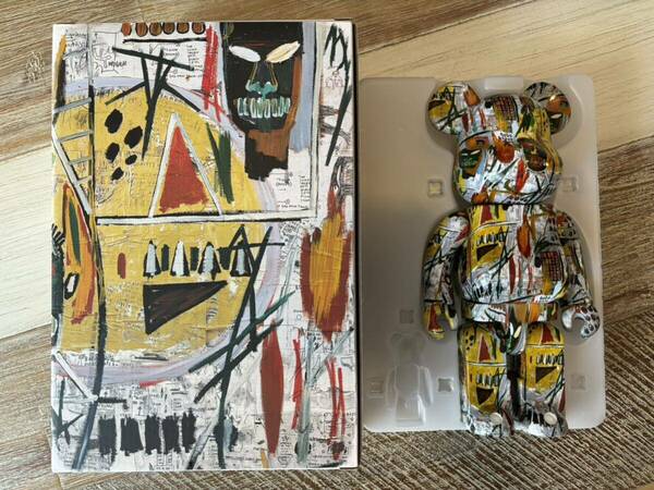 ★400%のみ★ JEAN-MICHEL BASQUIAT 1st. ベアブリック/BE@RBRICK(メディコムトイ・フィギュア・バスキア)