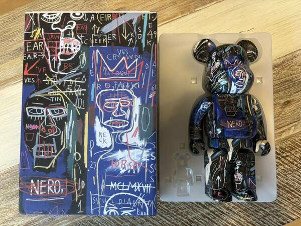 ★400%のみ★JEAN-MICHEL BASQUIAT #7 ベアブリック/BE@RBRICK(メディコムトイ・フィギュア・バスキア)