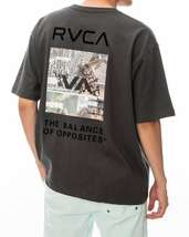 TE/RVCA (ルーカ) THRASHED BOX RVCA TEE PTK BE041224　Lサイズ_画像1