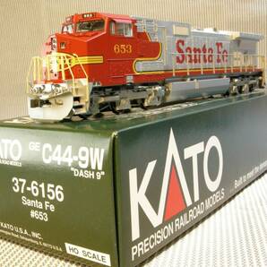 HO KATO カトー GE C44-9W Santa Fe #653 No.37-6156の画像1