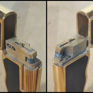 VAN CLEEF & ARPELS ヴァンクリーフ & アーペル ガス ライター ブラック × ゴールド カラー 未整備 箱 付き 高級 喫煙具 グッズ 希少 品の画像4