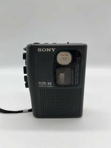 【1円〜】ソニーポータブルカセットテーププレーヤーSONY TCM-39 ジャンク