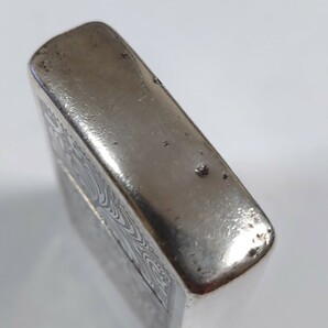 レア☆ ZIPPO STERLING ジッポ スターリング ベネチアン 1989年製 左寄りイタリック体ロゴ刻印  ☆の画像5