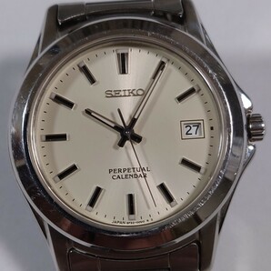 ジャンク☆ SEIKO PERPETUAL CALENDAR セイコーパーペチュアルカレンダー 8F32-00P0 ☆の画像2