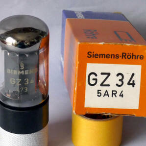 SIEMENS製 GZ34 / 5AR4 整流管 稼働品 (1/2) #473の画像1