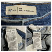 GAP1969 ギャップ レディース デニムパンツ 27R BEST GIRLFRIEND レギュラー 4/8R ダメージ加工 ジーンズ ジーパン_画像9