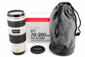 【動作良好】★外観・光学美品★元箱付き　CANON EF70-200mm f/4L IS USM　＃5323