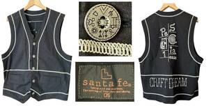 Новый продукт Santafe Santafe Indian Stab &amp; Button ★ Vest ★ Black ★ 05