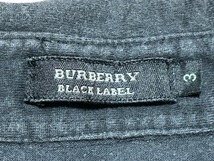 新品同然バーバリーブラックレーベルBURBERY BLACKLABEL刺繍入り70’Sオールドサーファー半袖ポロシャツ★三陽商会★3_画像3