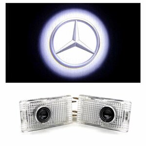 メルセデス ベンツ Mercedes Benz ロゴ カーテシランプ LED タイプ W210 Eクラス プロジェクタードア ライト ドア ライト