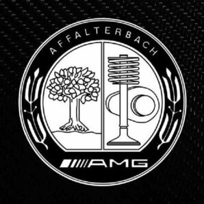 AMG メルセデスベンツ Mercedes Benz 3D メタル ステアリング エンブレム 58mm Affalterbach アップルツリー シルバー 57mmの画像3