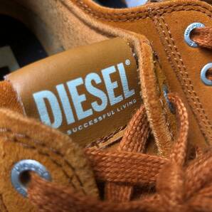 ●美品お買い得！サイズ26.5cm DIESEL ディーゼル JOMUA Wソール スニーカー スウェード 即納 即決 55DSL キャメル イエロー ブラウン●417の画像9